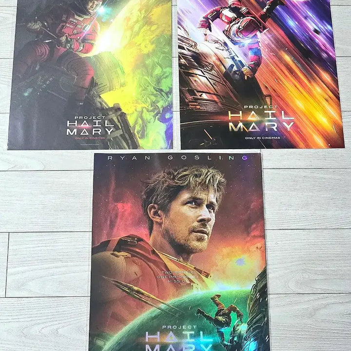 [BUNJANG] Project Hail Mary IMAX, 4DX, MX4D Poster Set / 프로젝트헤일메리 IMAX아이맥스 포스터  4DX포디포스터 MX4D 포스터