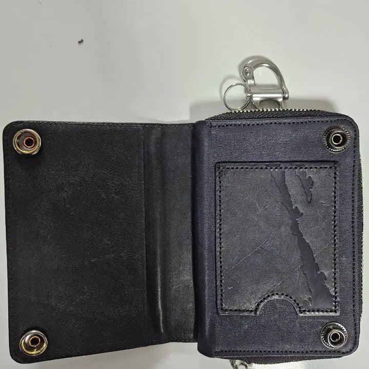[BUNJANG] Woorldwide Movement Flap Card Case Black / 월스와일 무브먼트 후디진호 플랩 카드 케이스 블랙