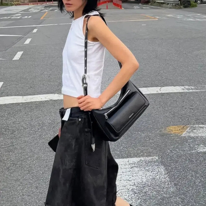 [BUNJANG] ROMANTINUEO Trivon Crossbody Shoulder Bag / 로맨티누어 트리본 크로스백 숄더백 가방 Trivon Cross Bag