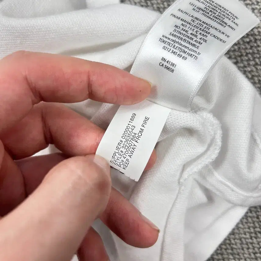 [BUNJANG] Polo Ralph Lauren Big Pony White Polo Shirt / 폴로 빅포니 치프키프 화이트 카라티(XL(18-20))