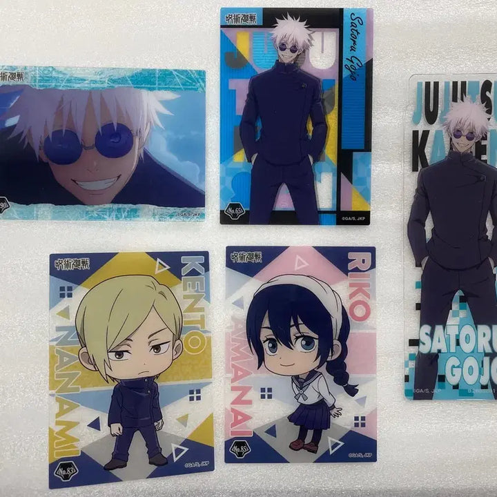 [BUNJANG] Jujutsu Kaisen Gojo Satoru Clear Card Bundle Set / 주술회전 고죠 클리어카드 책갈피 일괄