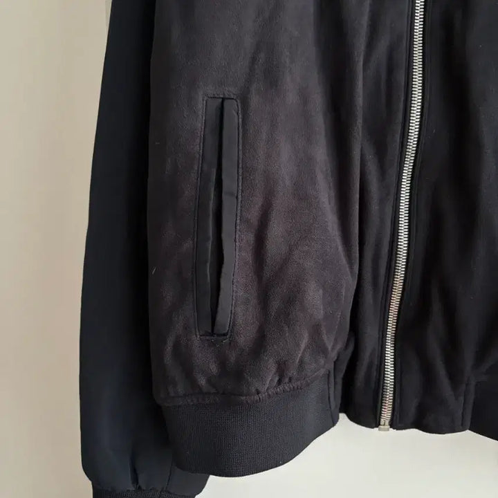 [BUNJANG] ZARA MAN Black Suede Blouson Jacket / 자라맨 블랙 스웨이드 블루종 자켓