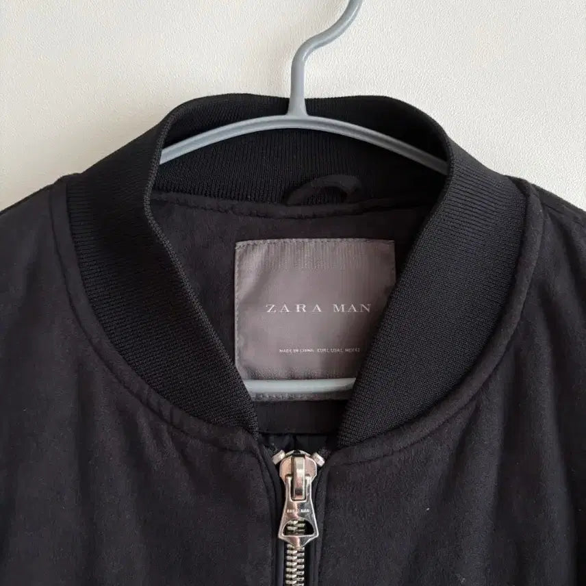[BUNJANG] ZARA MAN Black Suede Blouson Jacket / 자라맨 블랙 스웨이드 블루종 자켓