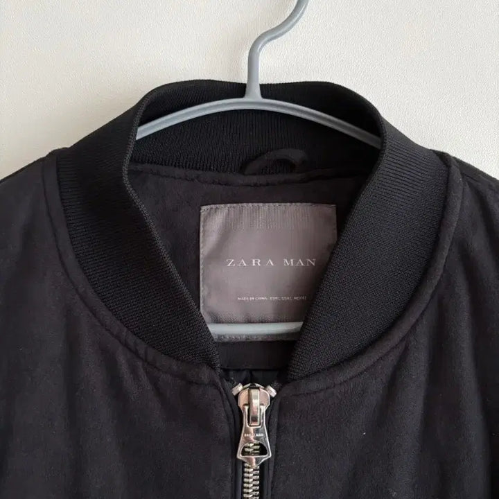 [BUNJANG] ZARA MAN Black Suede Blouson Jacket / 자라맨 블랙 스웨이드 블루종 자켓
