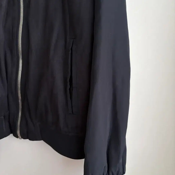 [BUNJANG] ZARA MAN Black Suede Blouson Jacket / 자라맨 블랙 스웨이드 블루종 자켓
