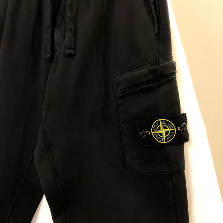 [BUNJANG] Stone Island Black Cargo Jogger Pants L (Approx. 32-inch Waist) / 스톤아일랜드 블랙 카고 조거팬츠 L(32인치 전후)
