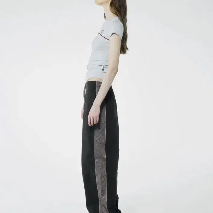 [BUNJANG] Sculptor Mesh Linen Pants Charcoal M / 스컬프터 메쉬 린넨 팬츠 M 차콜