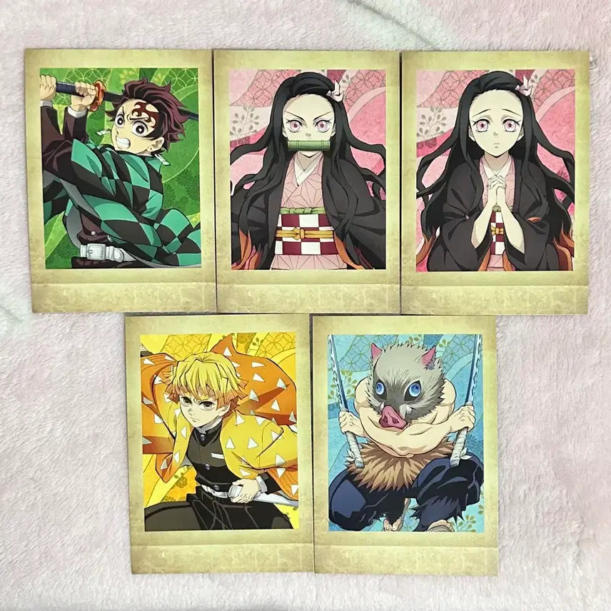 [BUNJANG] Demon Slayer Tanjiro Nezuko Zenitsu Inosuke PASHACore Card Bundle / 귀멸의칼날 귀칼 탄지로 네즈코 젠이츠 이노스케 무한성 파샤코레 카드 일괄
