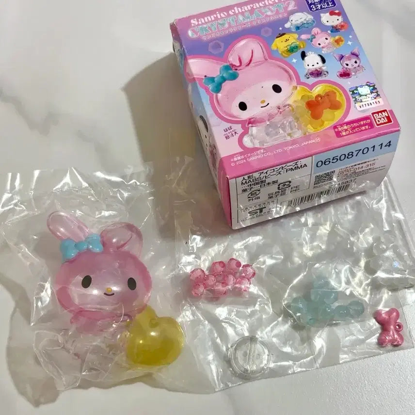 [BUNJANG] Sanrio My Melody Crystal Coat 2 Figure / 산리오 마이멜로디 크리스탈 코트2 미개봉
