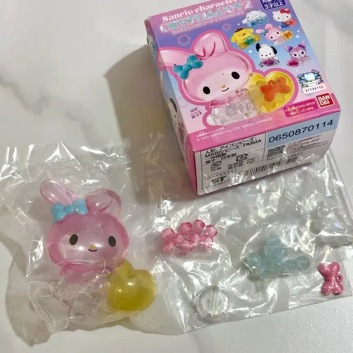 [BUNJANG] Sanrio My Melody Crystal Coat 2 Figure / 산리오 마이멜로디 크리스탈 코트2 미개봉