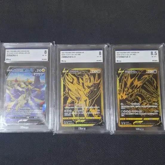 [BUNJANG] Pokemon Cards Zeraora / Zacian / Eternatus Set / 포켓몬카드 제라오라/자마젠타/무한다이노 판매합니다.