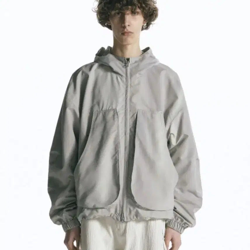 [BUNJANG] Insilence Gradient Windbreaker Beige Unisex S / 그라데이션 윈드 브레이커 베이지  UNISEX