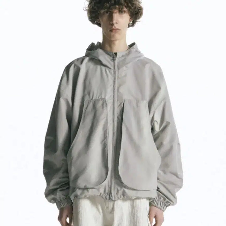[BUNJANG] Insilence Gradient Windbreaker Beige Unisex S / 그라데이션 윈드 브레이커 베이지  UNISEX