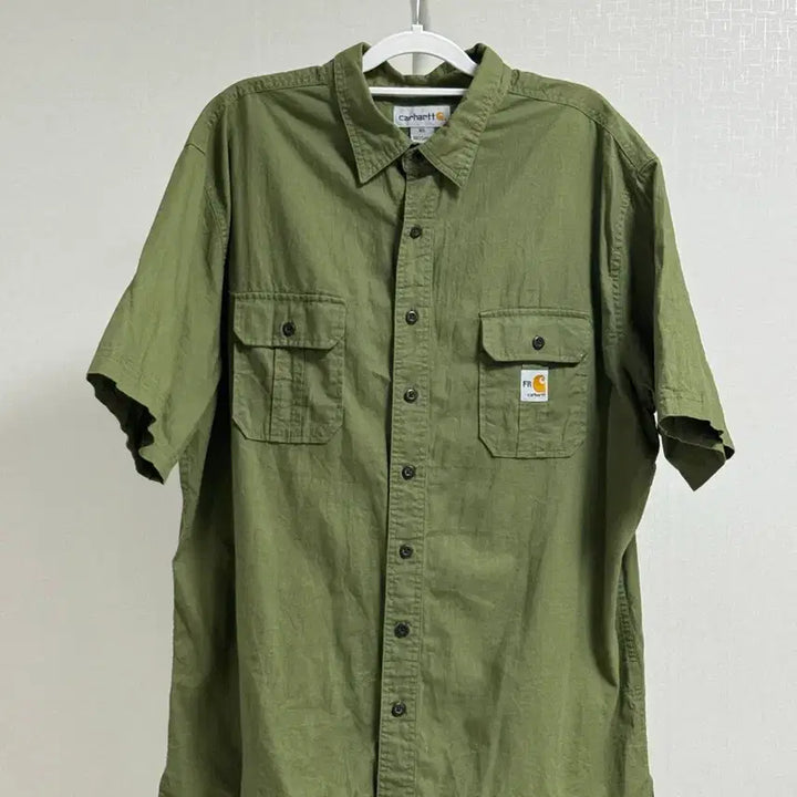[SOLD OUT] 칼하트 반팔 셔츠 올리브 XL