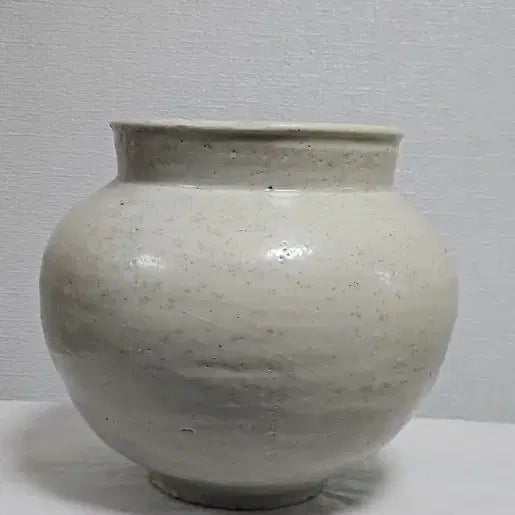 [BUNJANG] Joseon Dynasty White Porcelain Moon Jar / 옛날 조선 백자 순백자 애기 달항아리 도자기