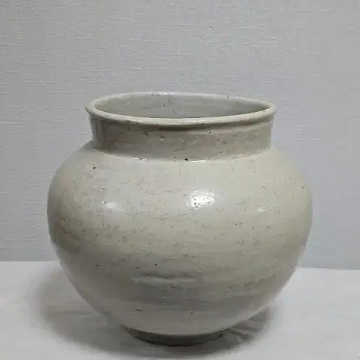 [BUNJANG] Joseon Dynasty White Porcelain Moon Jar / 옛날 조선 백자 순백자 애기 달항아리 도자기