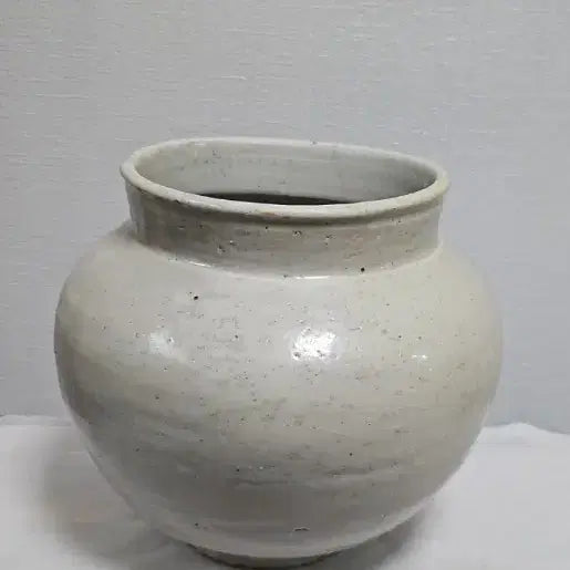[BUNJANG] Joseon Dynasty White Porcelain Moon Jar / 옛날 조선 백자 순백자 애기 달항아리 도자기