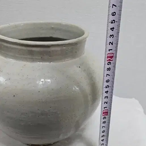 [BUNJANG] Joseon Dynasty White Porcelain Moon Jar / 옛날 조선 백자 순백자 애기 달항아리 도자기