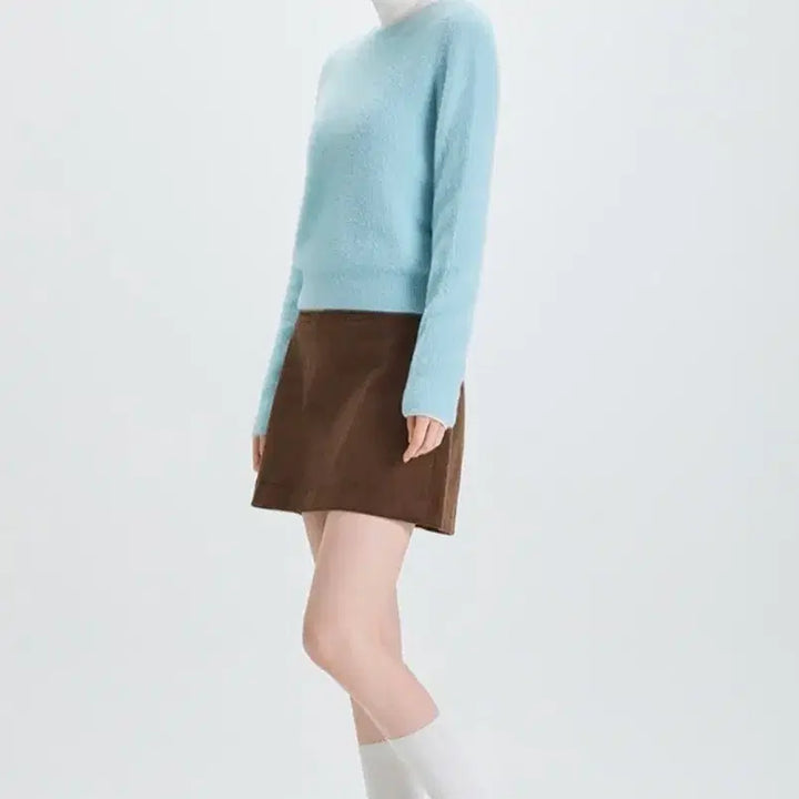 [BUNJANG] MIXXO Basic Wing Yarn Pullover Light Blue M / 새상품) 지그재그 에이블리 미쏘 베이직 날개사 풀오버 라이트 블루 M