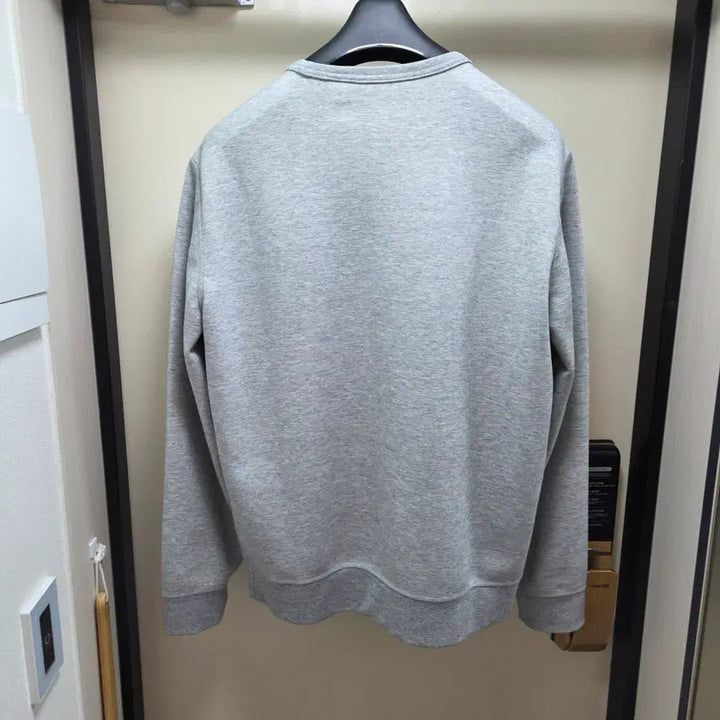[BUNJANG] Ralph Lauren Double Knit Sweatshirt Andover Heather Gray L / 랄프로렌 / 더블 니트 스웨트셔츠 앤도버 헤더 그레이 / L