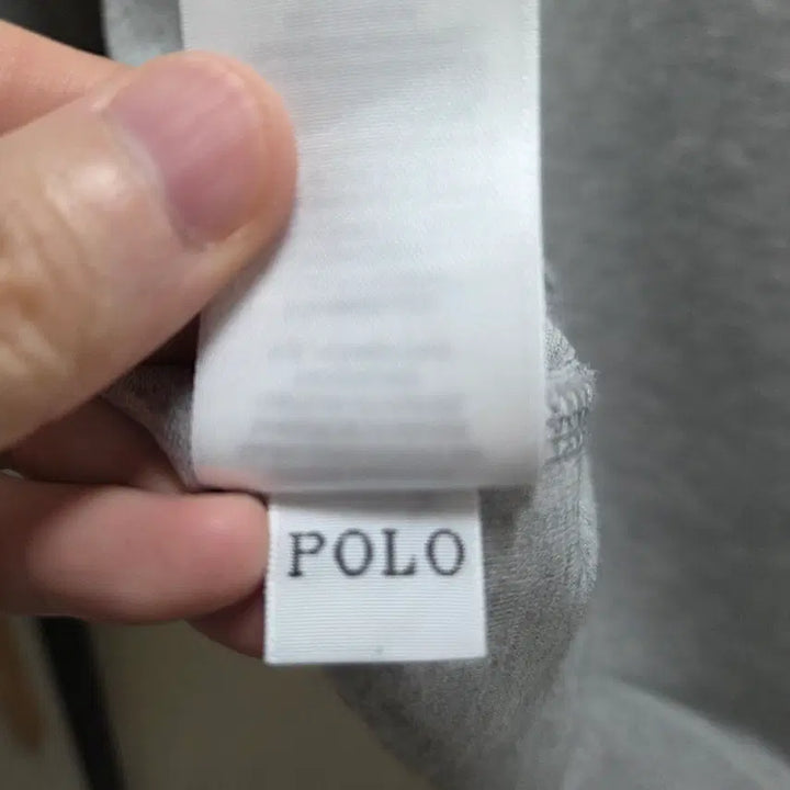 [BUNJANG] Ralph Lauren Double Knit Sweatshirt Andover Heather Gray L / 랄프로렌 / 더블 니트 스웨트셔츠 앤도버 헤더 그레이 / L