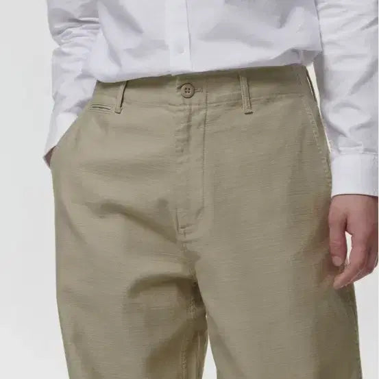 [BUNJANG] Musinsa Standard Back Satin Officer Pants / 무신사 스탠다드 백사틴 오피서 팬츠