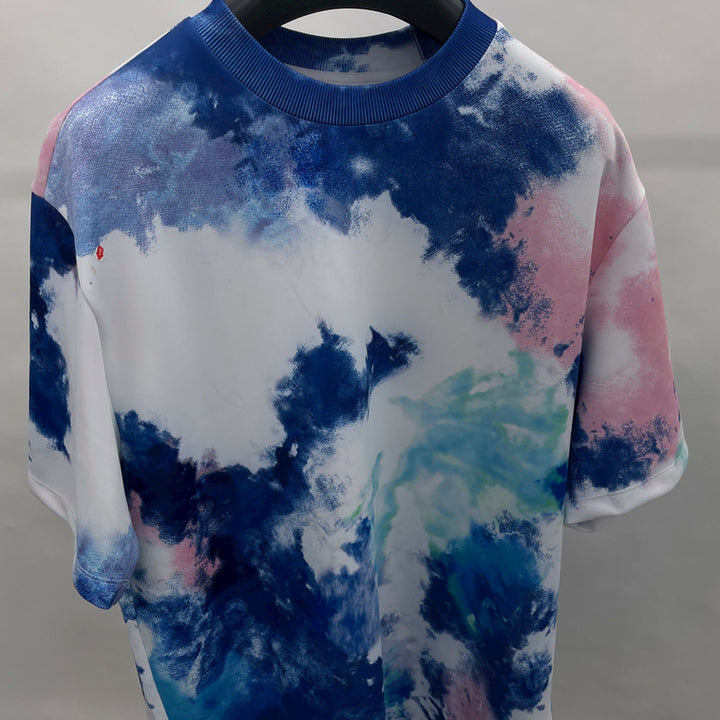 [BUNJANG] System Homme Graphic All-Over Print Short Sleeve T-Shirt / 시스템옴므 반팔전판그래픽 티셔츠