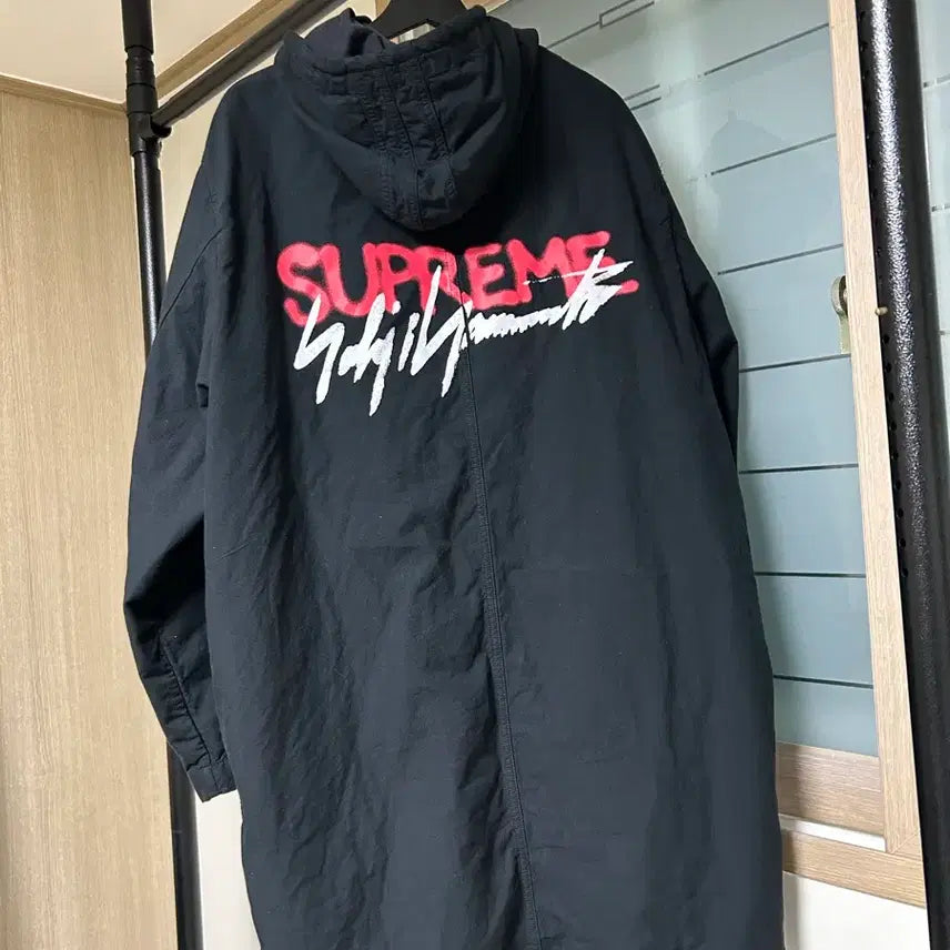 [SOLD OUT] 슈프림x요지야마모토 롱 파카 후드자켓 L