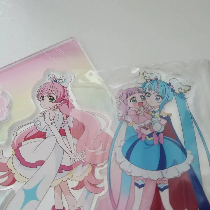[BUNJANG] Sky! Pretty Cure Prism Acrylic Stand &amp; Clear Poster Set / 스카이 프리큐어 프리즘 아크릴 스탠드 마시로 클리어 포스터
