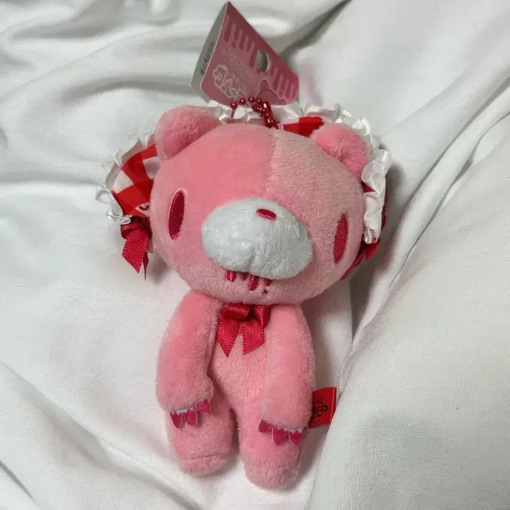 [BUNJANG] Gloomy Bear Gothic Doll Keychain (Pink) / 글루미베어 고딕 인형 키링 새제품 핑크