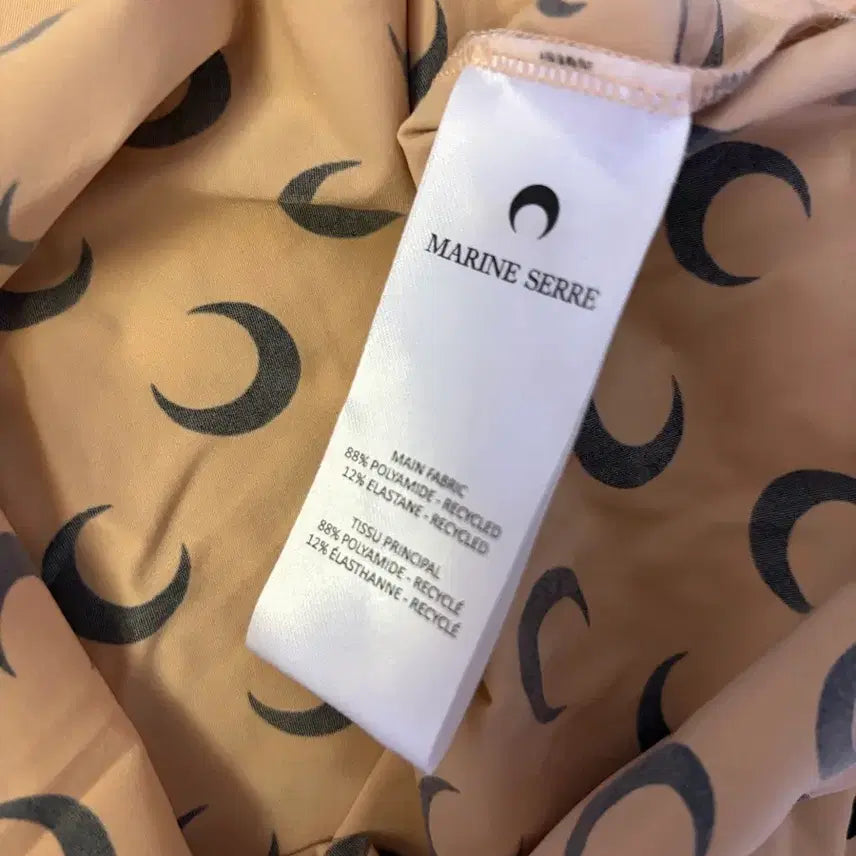 [BUNJANG] Marine Serre Regenerated All Over Moon Second Skin Top / 마린세르 리제너레이티드 올 오버 문 저지 세컨드 스킨 탑