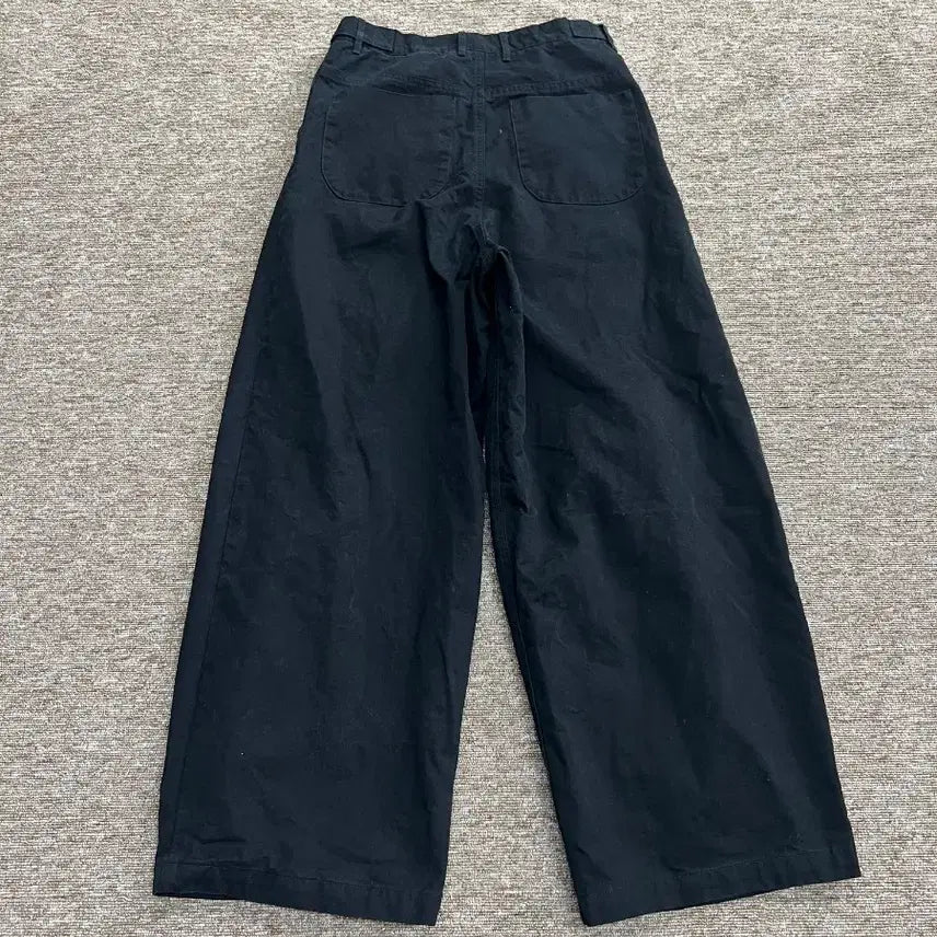 [BUNJANG] DIMITRI BLACK Wide Cotton Pants Black / 디미트리블랙 와이드 코튼 팬츠 블랙 1