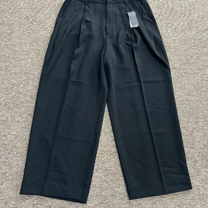 [BUNJANG] ILCORSO Black Wide Slacks 90 / 새상품) 일꼬르소 블랙 와이드 슬랙스 90