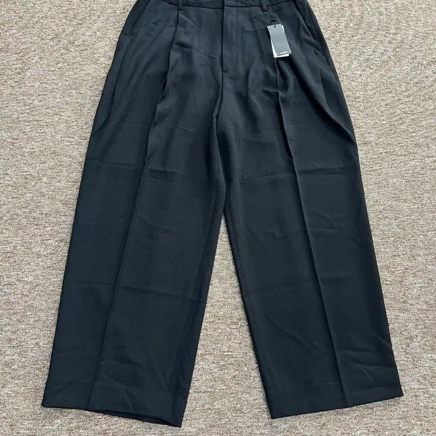 [BUNJANG] ILCORSO Black Wide Slacks 90 / 새상품) 일꼬르소 블랙 와이드 슬랙스 90