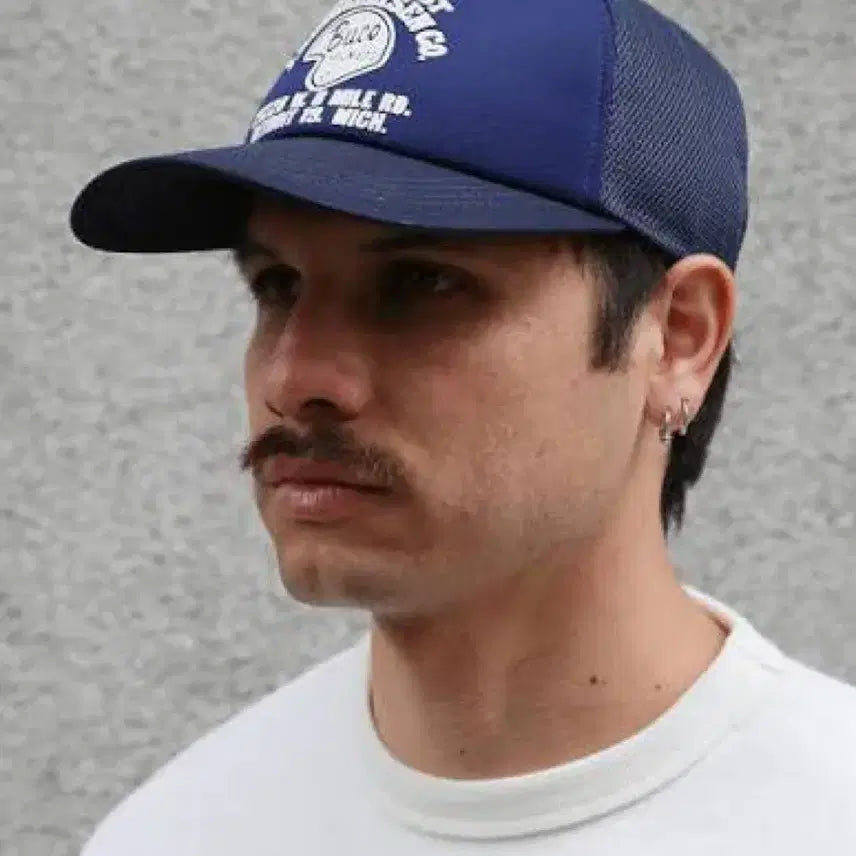 [BUNJANG] Real McCoy Buco Helmet Trucker Cap Blue / 리얼맥코이 부코 헬멧 트러커 캡 블루 1회착 택보유