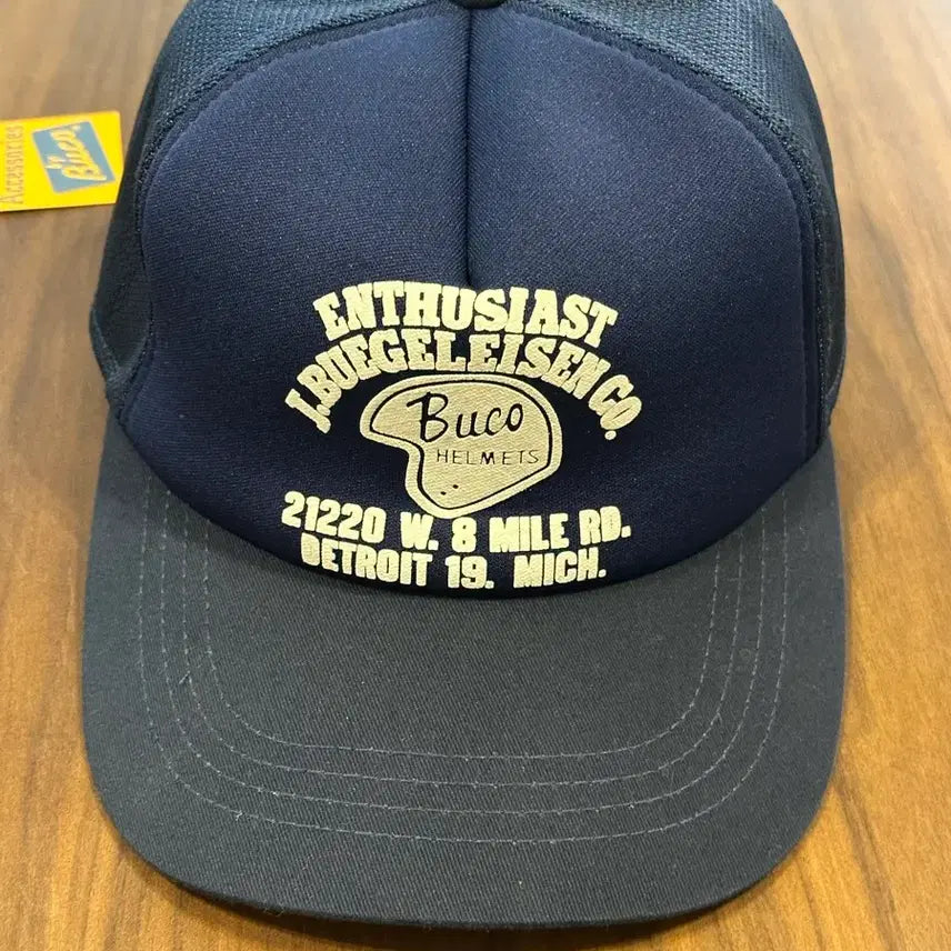 [BUNJANG] Real McCoy Buco Helmet Trucker Cap Blue / 리얼맥코이 부코 헬멧 트러커 캡 블루 1회착 택보유