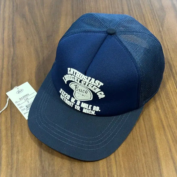 [BUNJANG] Real McCoy Buco Helmet Trucker Cap Blue / 리얼맥코이 부코 헬멧 트러커 캡 블루 1회착 택보유