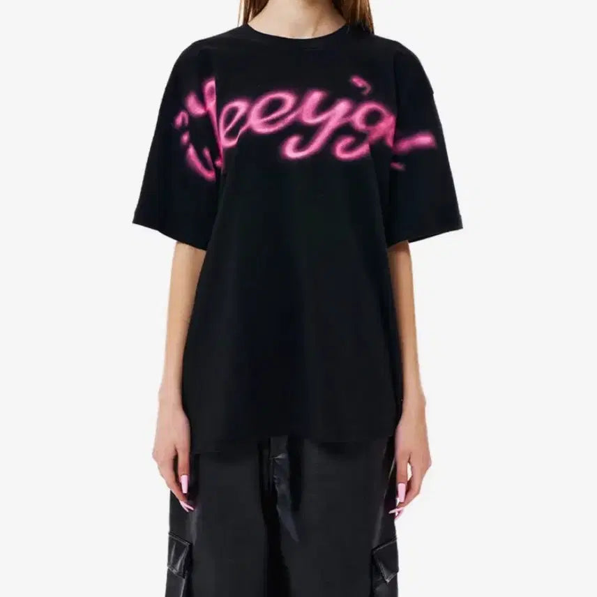 [BUNJANG] Yeel leegal T-shirt Black / Yeel leegal T-shirt Black
