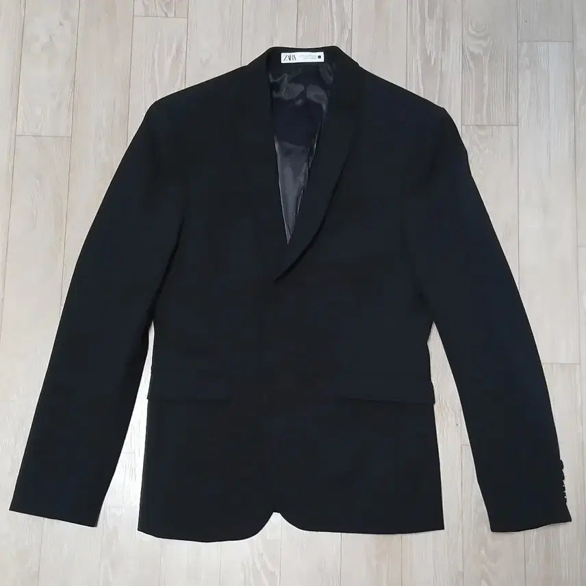 [BUNJANG] Zara Black Blazer Slim Fit 4-Way Stretch / 자라 Zara 블랙 블레이저 사방스판 50 슬림핏