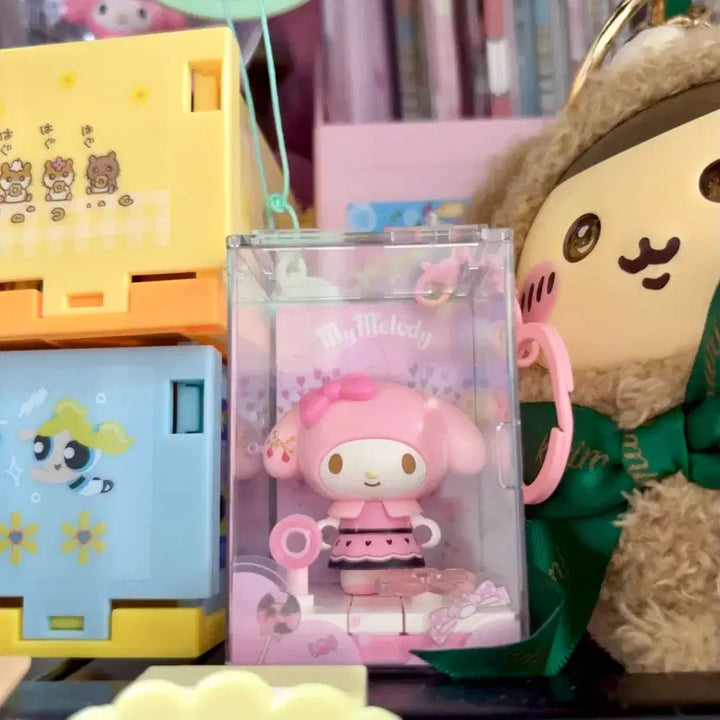 [BUNJANG] Sanrio My Melody Block Keychain Figure / 산리오 랜덤 블럭 키링 피규어 마이멜로디