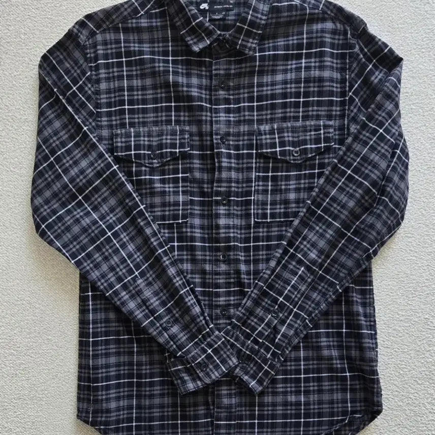 [BUNJANG] Nike SB Check Long Sleeve Shirt / 나이키 SB 체크 긴팔 셔츠