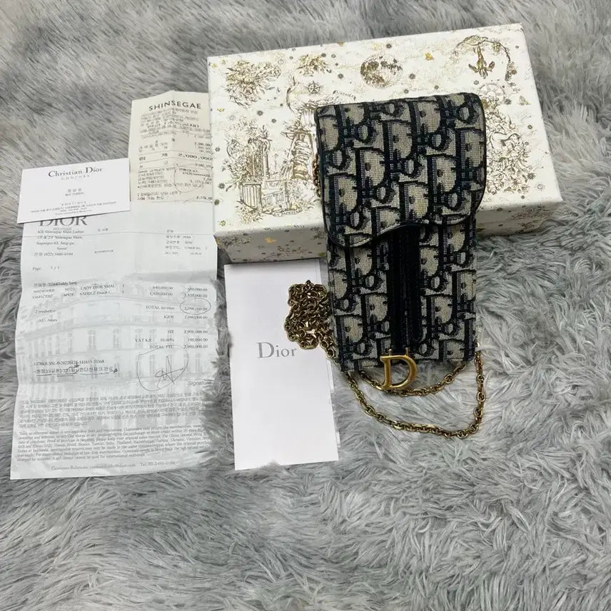 [BUNJANG] Dior Oblique Saddle Phone Holder Bag / 디올 오블리크 새들 폰 홀더백