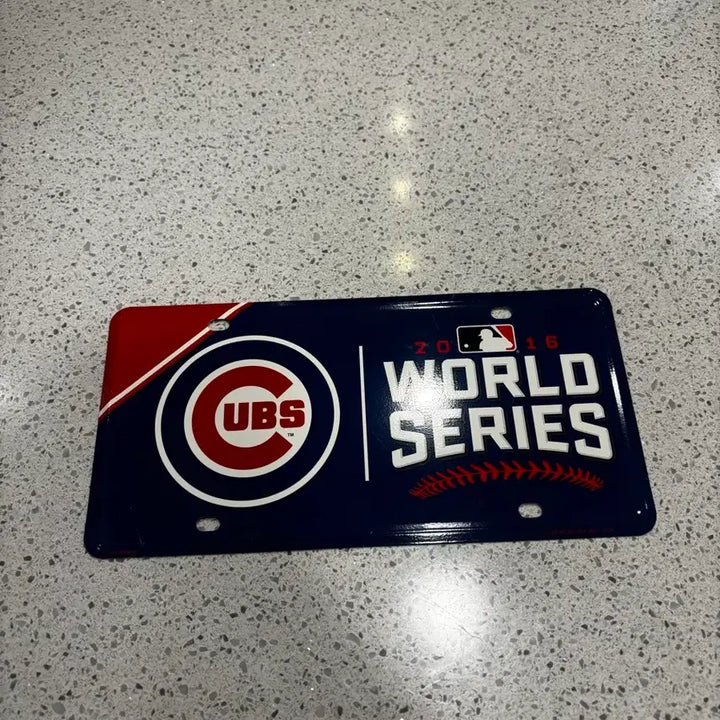 [BUNJANG] Chicago Cubs 2016 World Series Replica License Plate / 시카고 컵스 2016 월드시리즈 번호판
