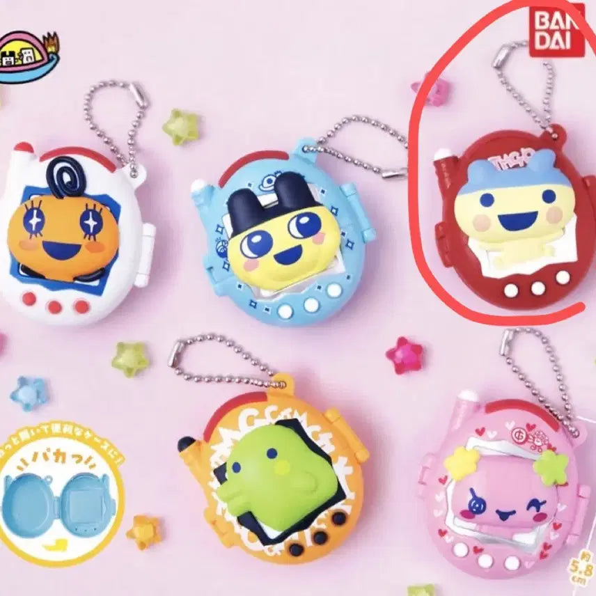 [SOLD OUT] 반다이 다마고치 스윙 케이스 키링 가챠 영마메치 미개봉