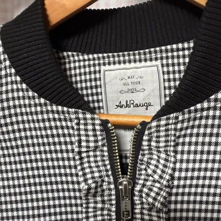 [BUNJANG] Ank Rouge Check Jacket - Vintage Style / 앙크루즈 체크 자켓 일브 빈티지 갸루 지뢰계