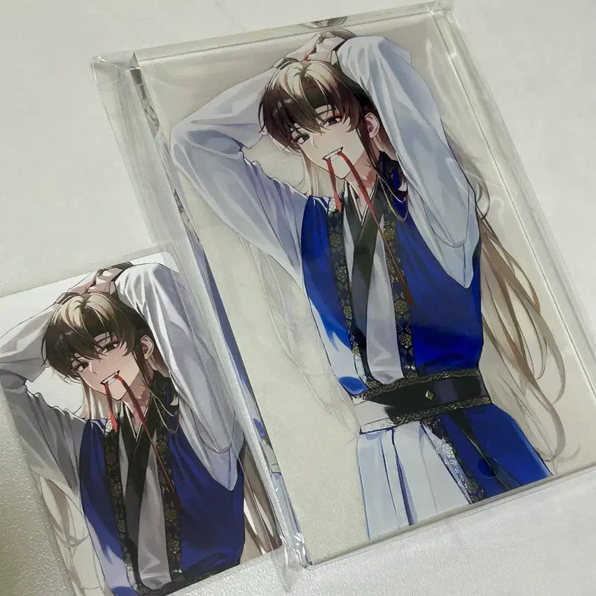 [BUNJANG] Goedamchulgeun Choi Yowon Hwarang Acrylic + Photocard / 괴담출근 최요원 화랑 아크릴+포카 원가양도