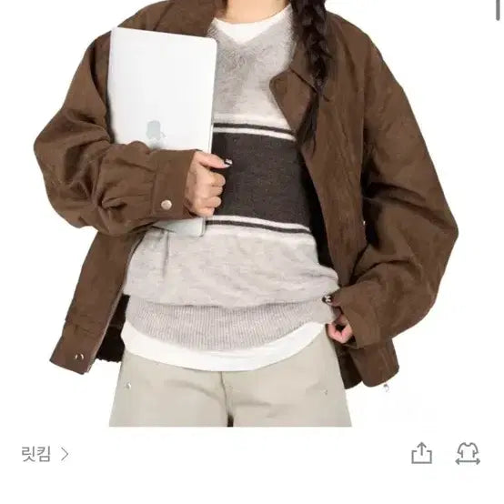 [BUNJANG] 릿킴 PESTO SUEDE JACKET / 릿킴 PESTO SUEDE JACKET