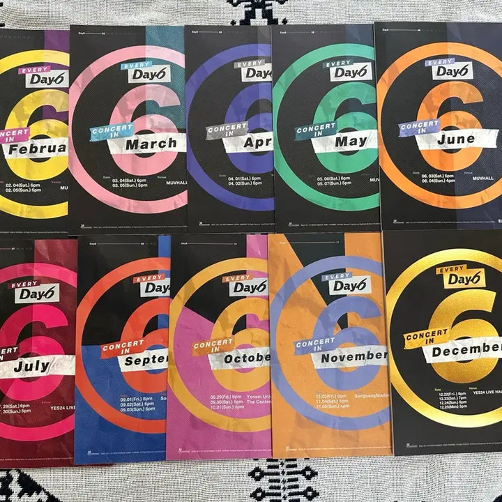 [BUNJANG] DAY6 Every DAY6 Magazine Bundle Set / 데이식스 에데식매거진 전권 일괄 에브리데이식스 콘서트 희귀 잡지 DAY6