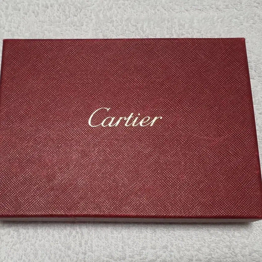 [BUNJANG] Cartier Burgundy Leather Bifold Wallet / 까르띠에 반지갑 버건디