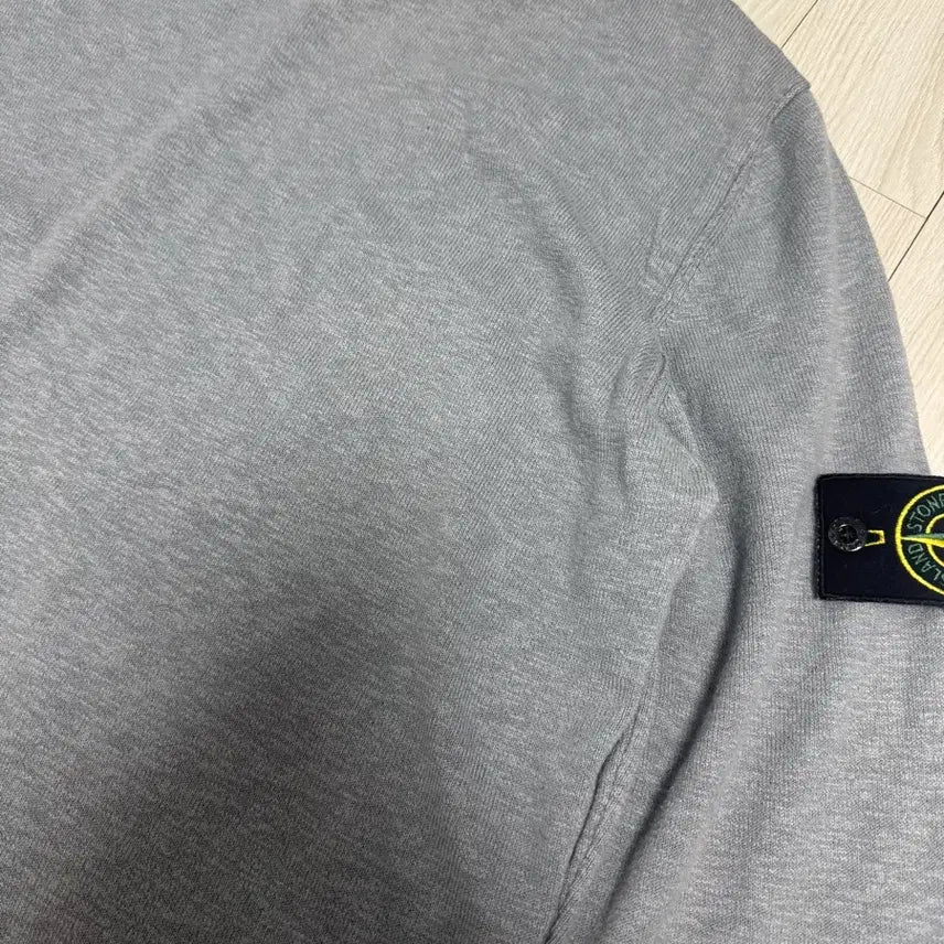 [BUNJANG] Stone Island Knit Sweater Gray / [XL] 스톤아일랜드 니트 그레이